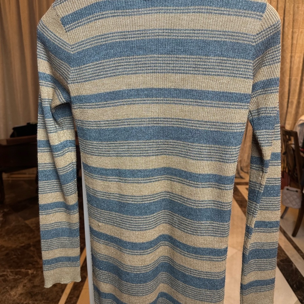 Dolce & Gabbana Striped Cardigan | Luxury Knit Button Front - Picture 3 of 13